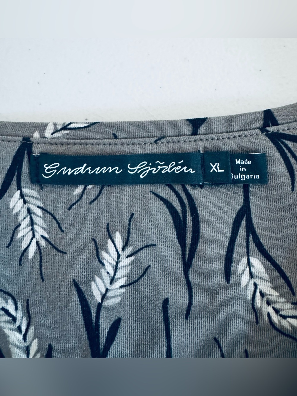 Gudrun Sjoden Floral Leaf Print Top - Picture 5 of 8